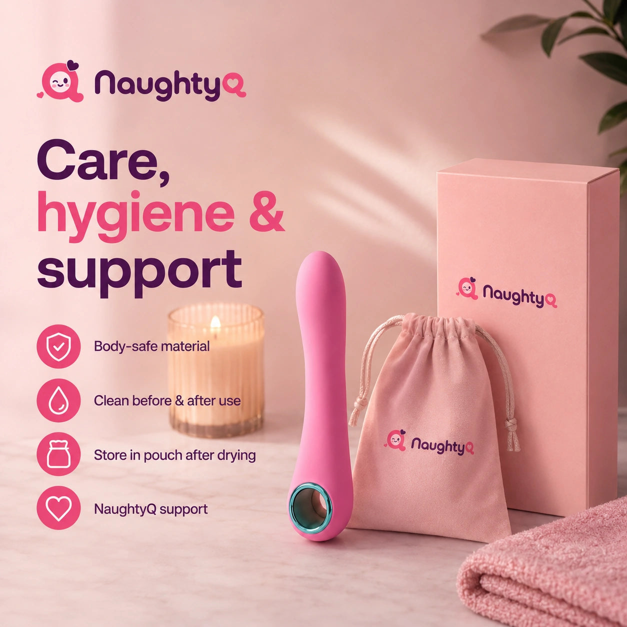 Jaadugar Slim Rechargeable Personal Wand Massager