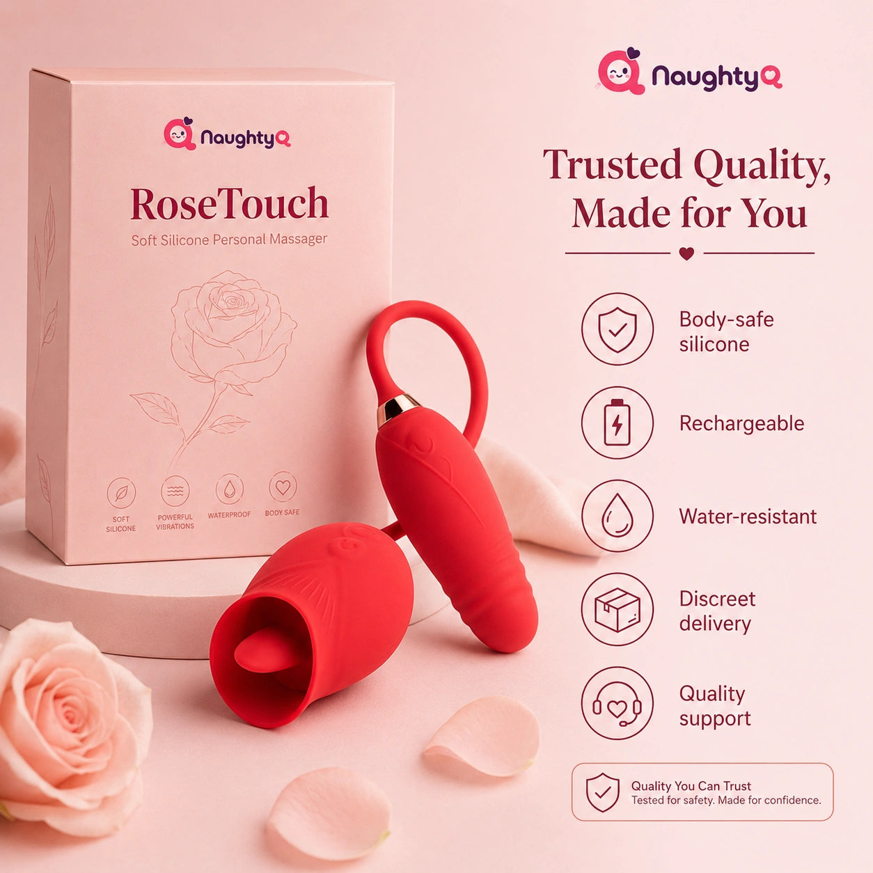 Gulaabo Soft Silicone Personal Massager